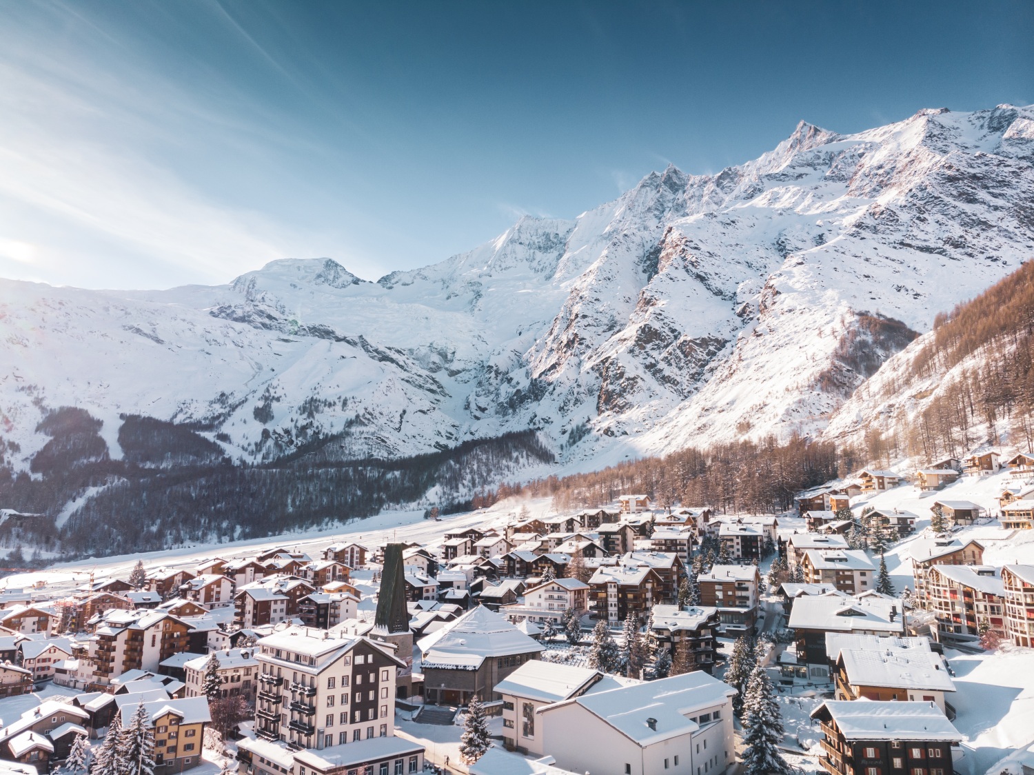 Image showing Saas-Fee resort, Switzerland